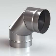 Колено (Отвод) 90 из нерж. ст. 304-0,5 мм купить в Минске