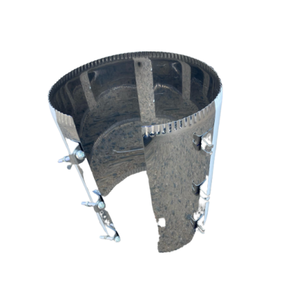 Хомут стяжной усиленный, нерж. ст. 430 Хомут стяжной усиленный, нерж. ст. 430 купить в Минске