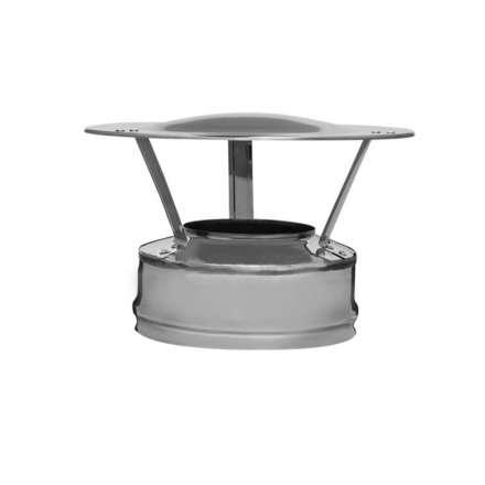 Зонт-оголовок плоский из нерж. ст. 430-430 0,5-0,5 мм, утепл. 50 мм купить в Минске