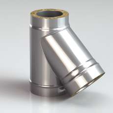 Сэндвич-тройник 45 из нерж. ст. 304-430 0,5-0,5 мм, утепл. 50 мм купить в Минске