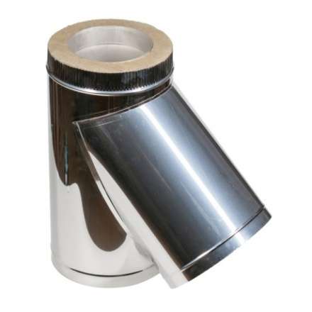 Сэндвич-Тройник 45 из нерж. ст. 430-0,8 мм, утепл. 50 мм в Минске