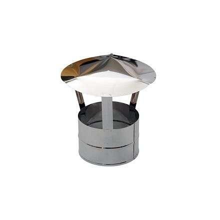 Зонт дымохода из нерж. ст. 430-0,5 мм купить в Минске