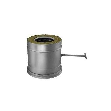 Сэндвич-Шибер поворотный AISI 304/430 1,0мм, изол. 50 мм купить в Минске