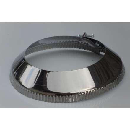 Косынка (юбка) для дымохода  из нерж.ст.  430-0,5 мм купить в Минске