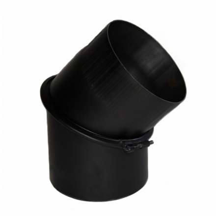 Дымоходное колено (отвод) KAISER PIPES (2мм) сегментное, поворотное 45° купить в Минске