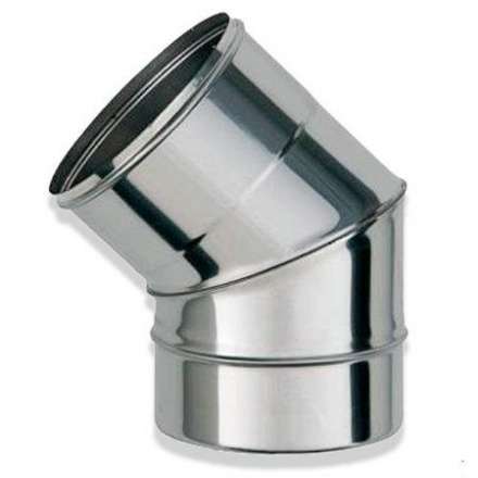 Колено (Отвод) 45 из нерж. ст. 430-1,0 мм купить в Минске