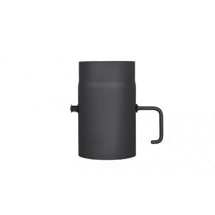 Труба с шибером 250 мм КПД ЧЕРНЫЙ купить в Минске