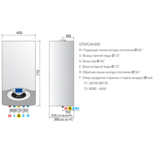 Конденсационный газовый котел Ariston Genus Premium Evo System 24 в Минске