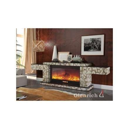 Электрокамин Glenrich Fobos Brass в Минске
