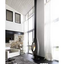 Печь-камин Invicta OVE стальная в интерьере Амазонка бай фото в Минске