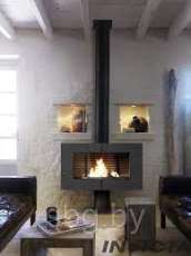 Печь-камин Invicta Antaya в интерьере чугунная Амазонка бай фото в Минске