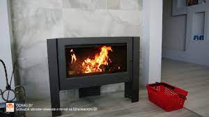 Купить Печь-камин Invicta Itaya в интерьере чугунная в Минске в Минске