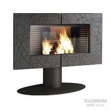 Купить Печь-камин Invicta Symphonia в интерьере чугунная в Минске в Минске