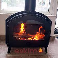 Купить Печь-камин Invicta Stimo в интерьере чугунная в Минске в Минске