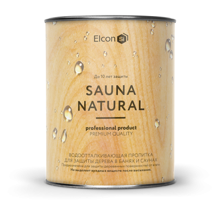 Пропитка для бани и сауны Elcon (Элкон) Sauna Natural 2 л купить в Минске