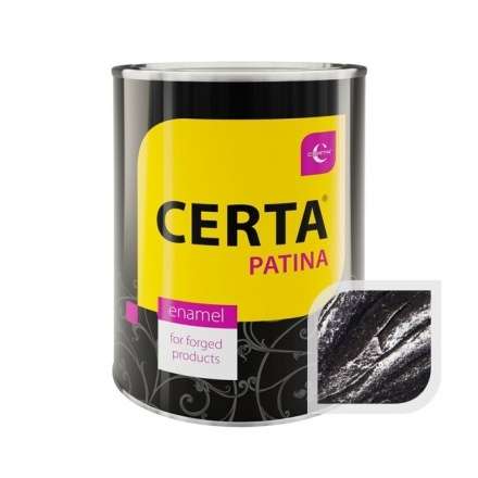 Термостойкая краска CERTA Патина Серебро 0,8 кг в Минске