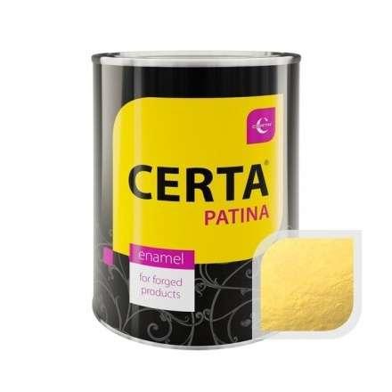 Термостойкая краска CERTA Патина Золото 0,08 кг купить в Минске