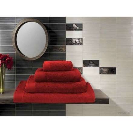 Полотенце махровое 40x70 красное в Минске