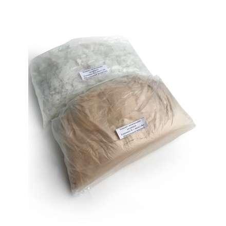 Клей двухкомпонентный для соляных кирпичей (плитки) 3 кг купить в Минске