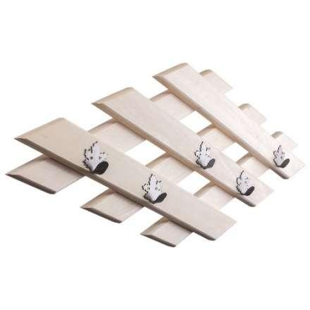 Вешалка Ромб с 5-ю железными кленовыми крючками в Минске