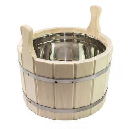 Шайка 10л с нержавеющей вкладкой (ЛТ-9) купить в Минске