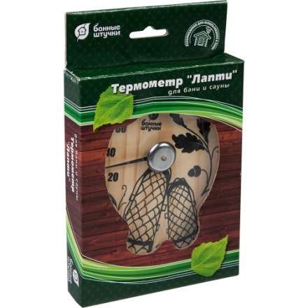 Термометр Лапти для бани и сауны 18040 в Минске