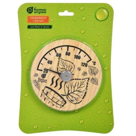 Термометр Листья для бани и сауны 18041 в Минске