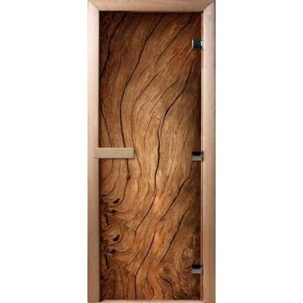 Дверь для сауны Doorwood с фотопечатью A052 1900x700 в Минске