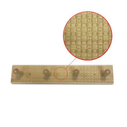 Вешалка 4-х рожковая с тиснением Рогожка купить в Минске