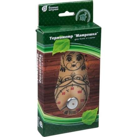 Термометр Матрёшка для бани и сауны 18046 в Минске