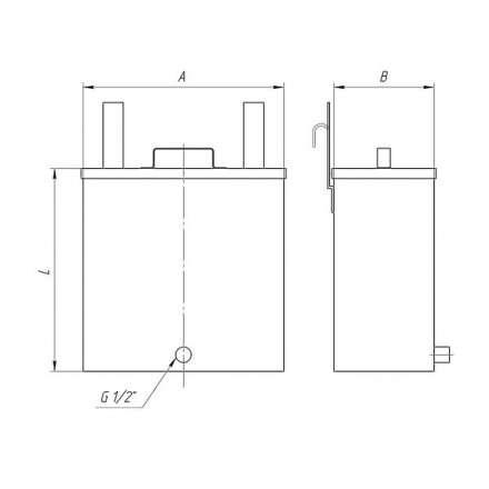 Бак Ferrum Комфорт навесной для печи 40 л в Минске