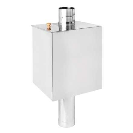 Бак Везувий нерж. 80 л на трубе d120 (прямоуг.) в Минске