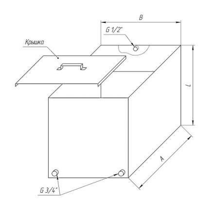 Бак Ferrum Комфорт для теплообменника 110 л в Минске