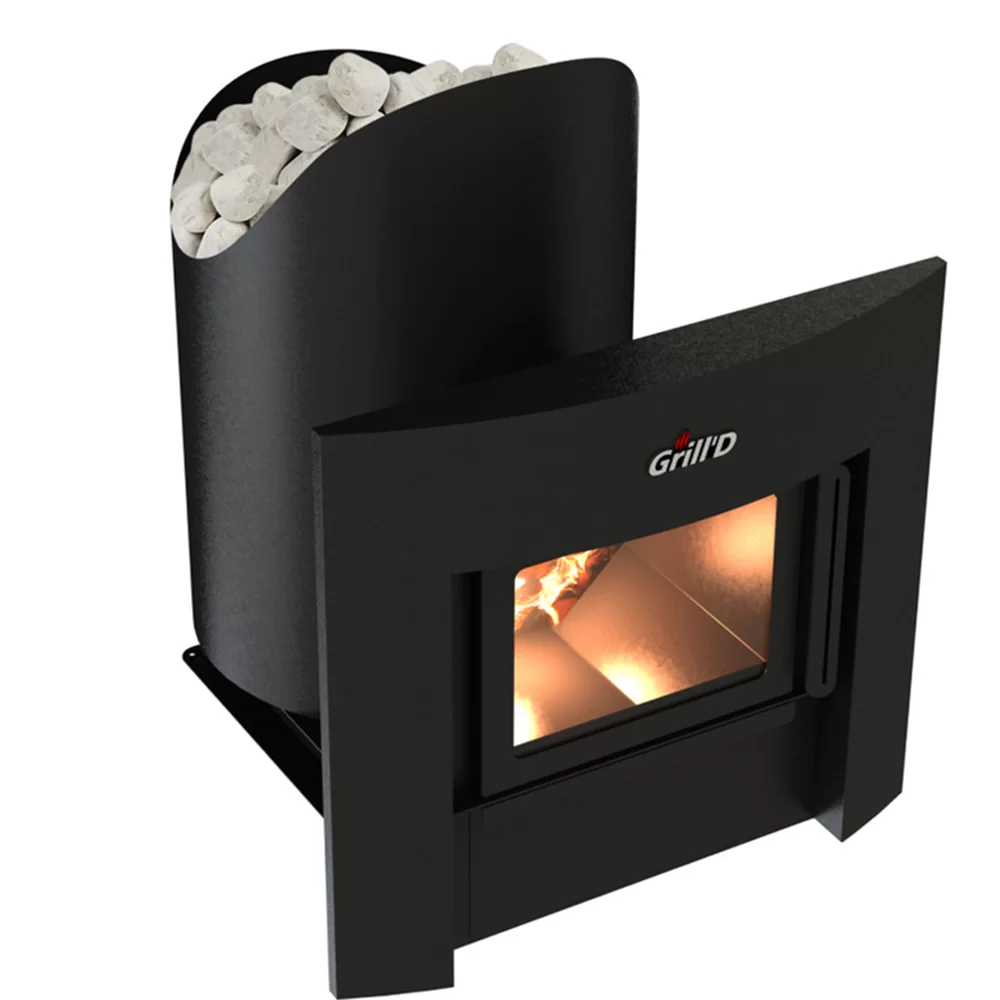 Печь банная Grill'D Aurora 180 Window в Минске