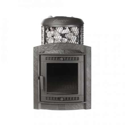 Печь банная ProMetall Атмосфера L комбинированная сетка-ламель Верде Гватемала в Минске