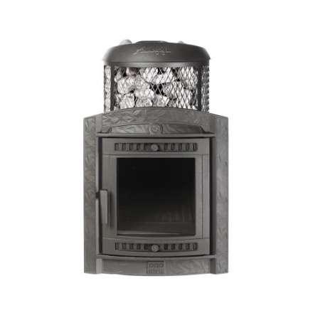 Печь банная ProMetall Атмосфера L комбинированная сетка-ламель Окаменевшее дерево в Минске