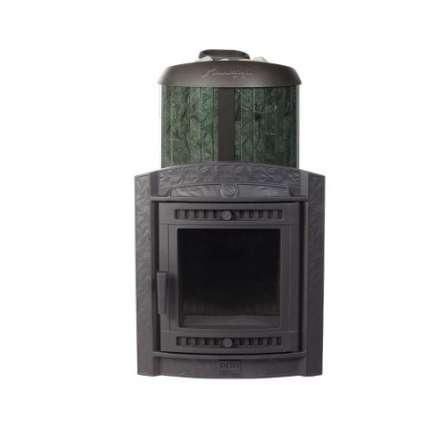 Печь банная ProMetall Атмосфера L+ в ламелях Верде Гватемала наборный рисунок в Минске
