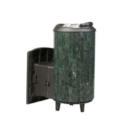 Печь банная ProMetall Атмосфера L+ в ламелях Верде Гватемала наборный рисунок в Минске