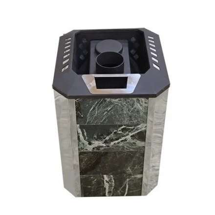 Печь банная Пегас 16 со стеклом в камне змеевик в Минске