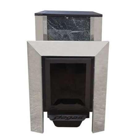 Печь банная Пегас 16 со стеклом в камне змеевик в Минске