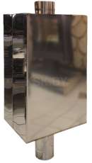 Бак самоварный Прямоугольный d115 мм, 80л; AISI430- 1,0мм купить в Минске