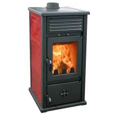 Купить Печь THERMO VESTA PLUS красная (с теплообменником) в Минске в Минске