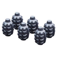 Комплект чугунного заряда (граната) 6шт купить в Минске