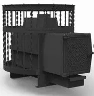 Чугунная банная печь Kennet Бастион 22 сетка витая в Минске