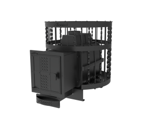 Чугунная банная печь Kennet Бастион 22 сетка витая в Минске