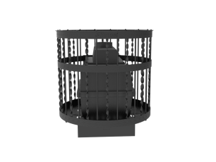 Чугунная банная печь Kennet Бастион 22 сетка витая в Минске