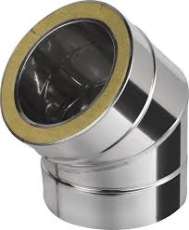 Сэндвич-Колено (Отвод) 45 304/430 0.8, изол. 50 мм купить в Минске