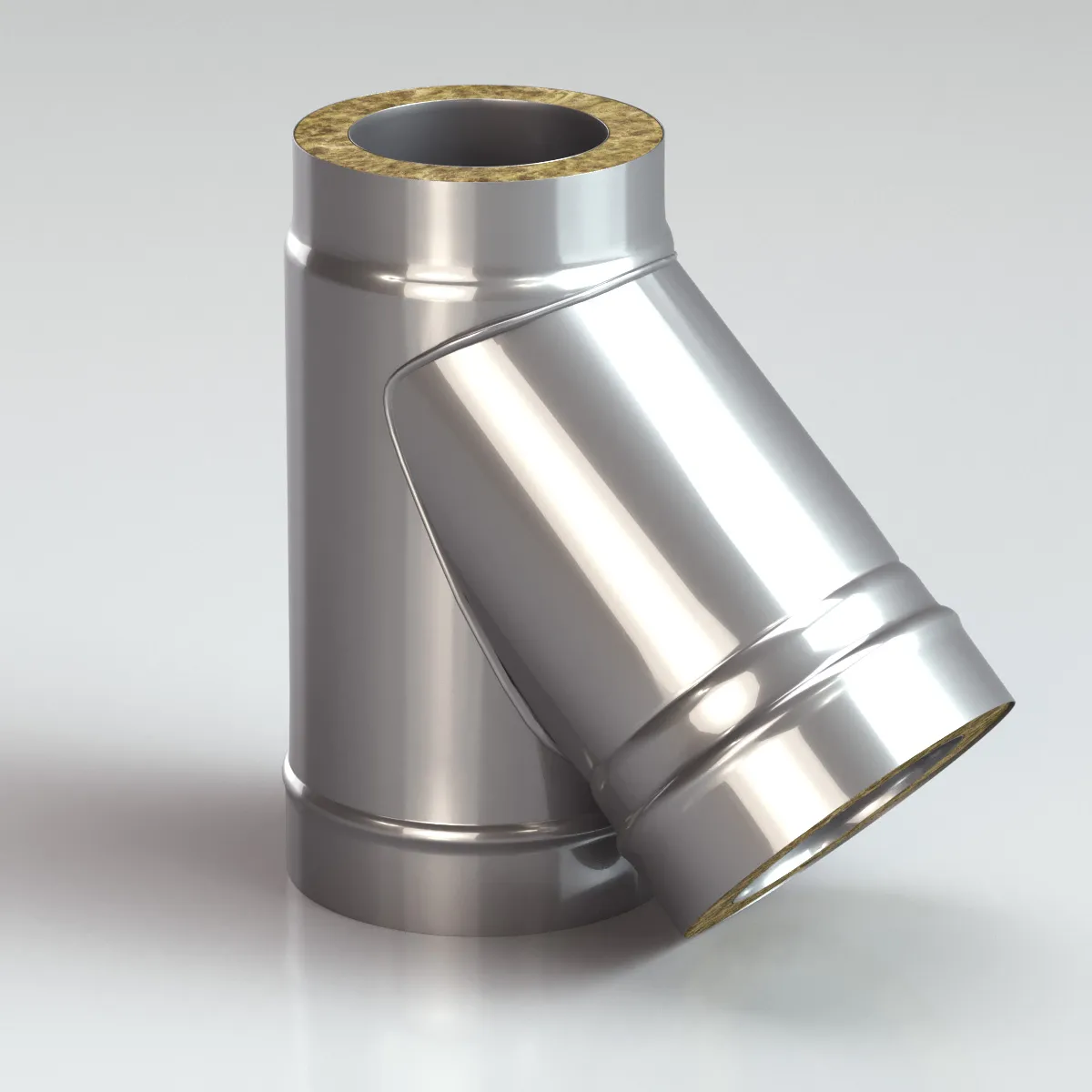 Сэндвич-тройник 45 304/430 0.8, изол. 50 мм купить в Минске