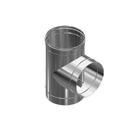 Тройник нерж. (AISI 430/0,5мм) 90* купить в Минске