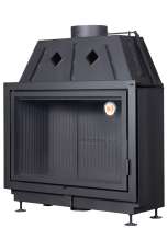 Каминная топка Экокамин Альфа 1000 B подовая черный шамот Амазонка бай фото в Минске